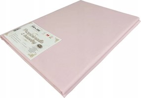 Pamut lepedő gumi nélküli160x200 világos rózsaszín