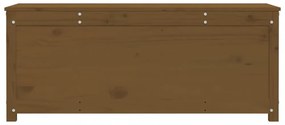 mézbarna tömör fenyőfa tárolóláda 110x50x45,5 cm