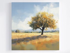 Vászonkép Canvas Tájkép Szabadtéri Fa Rét Tavasz 80x80