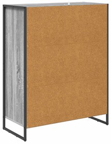 Cipőszekrény tárolóval Szürke Sonoma 79 x 36 x 100 cm Faanyag