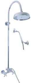 Zuhany csaptelep RAV SLEZÁK MORAVA zuhanyszettel együtt 150 mm króm MK181.53