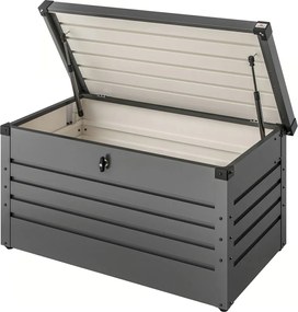 METALBOX fém tárolódoboz, 385L, 120×62×63cm, antracit Gardebruk