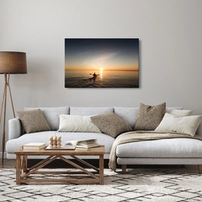 Kép a kenuzók naplementekor (90x60 cm)