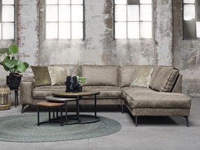 MICA világosbarna sarok ülőgarnitúra Változat: Bal sarok