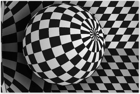 Poszterek 120x80 Absztrakt fekete-fehér