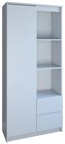 Aldabra RS-80 Bily gardróbszekrény, 80x180x35 cm, fehér