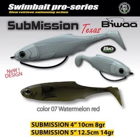 BIWAA SUBMISSION 5" 13cm 07 Watermelon Red