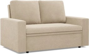 Zeus kanapé, kordbársony, hab töltet, egyenes kartámasz, bézs