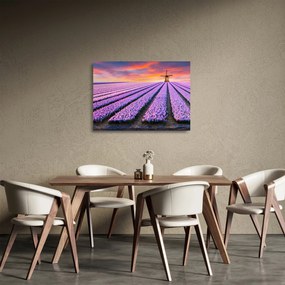 Kép - virágfarm (üvegen) (70x50 cm)