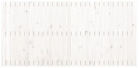fehér tömör fenyőfa fali fejtámla 185x3x90 cm