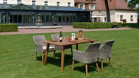 Copenhagen Faro grey-wash rattan 4 asztali szett