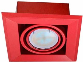 Blocco Falsík Alatti Lámpa Piros 1x7W GU10 Led