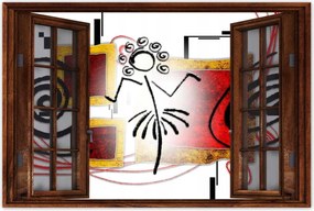 Poszterek 90x60 Rugalmas táncosnő