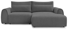 Szürke sarokkanapé Aden – Bobochic Paris