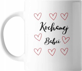 Bögre Nagymama Nap Nagymama Ajándék Kerámia 330ML Nyomott Mintás Ajándék