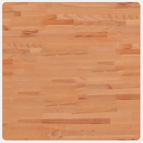 vidaXL tömör bükkfa négyzet alakú asztallap 70 x 70 x 2,5 cm
