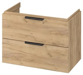 Cersanit S598-047-DSM - MALIKA függesztett mosdószekrény 80x45 cm, tölgy