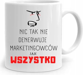 Marketingeseknek A Bögre Mindent Idegesít Az Ajándék Nyomtatott Fotóval