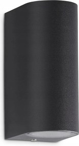 Kültéri fali lámpa Telefunken 2xGU10 2x5W 400lm antracit IP44