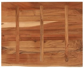 tömör akácfa téglalap alakú asztallap 90 x 80 x 2,5 cm