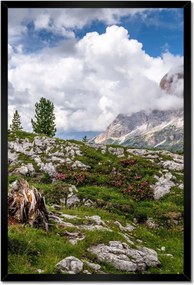 Poszterek keretben 40x60 Hegyi kilátás Tájkép