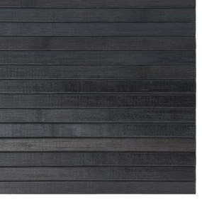 négyszögletű szürke bambusz szőnyeg 100 x 100 cm