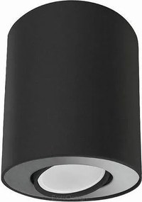 Mennyezeti lámpa fekete-ezüst spot előszoba iroda nappali Set