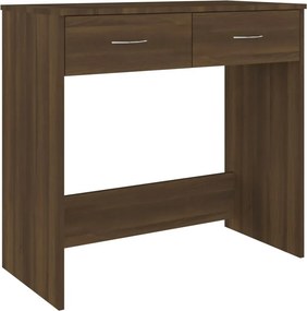 vidaXL barna tölgy színű szerelt fa íróasztal 80 x 40 x 75 cm