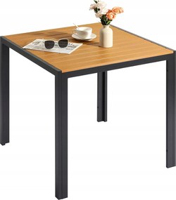 Alumínium kerti asztal 75x75x72cm