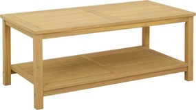vidaXL Oldal asztal Olaj Természetes 110 x 55 x 45 cm Tömör Akácfa