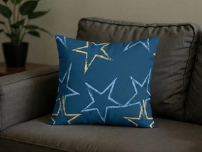 Mikroflanel párnahuzat STARMISS 40x50 cm, sötétkék