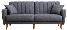 KITO sötétszürke kihúzható kétszemélyes kanapé