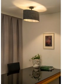 Duolla - Felületre szerelhető csillár OVAL 1xE27/15W/230V szürke