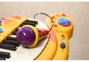 B-Toys - Gyermek zongora mikrofonnal Cat 4xAA