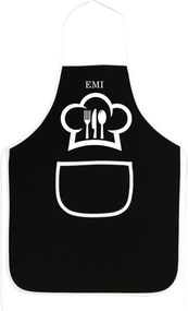 EMI Chef konyhai kötény, Fekete