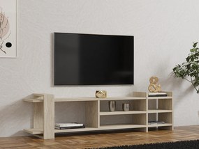 Zeyna TV-állvány, travertin, 156 cm