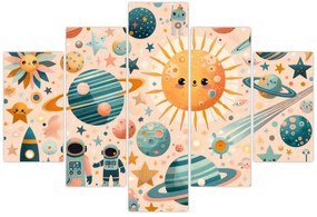 Kép - Darabok az űrből (150x105 cm)