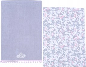 2 db Stílusos virágmintás edénytörölköző