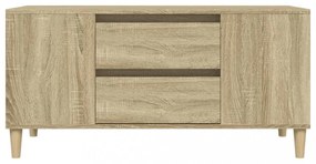 sonoma tölgy színű szerelt fa fali TV-szekrény 102x44,5x50 cm