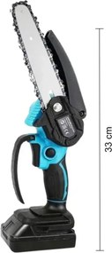 Akkus kézi 8″ mini fűrész - WORTH AIR KE24-286 + 2x akku 21 V + tartozékok + láda