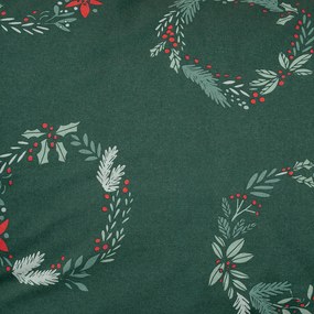 4Home Poinsettia karácsonyi pamut ágyneműhuzat, 140 x 220 cm, 70 x 90 cm, 140 x 220 cm, 70 x 90 cm