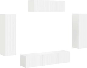 vidaXL TV szekrény 5 pcs Fehér