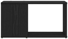 fekete tölgy színű szerelt fa TV-szekrény 60x24x32 cm
