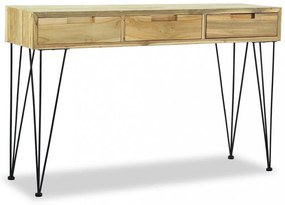 tömör tíkfa tálalóasztal 120 x 35 x 76 cm
