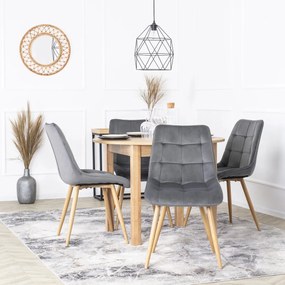 Szürke Bársony Étkezőszék RODRI