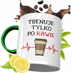 Zöld Bögre Edzőnek Ajándék, fényképes nyomattal