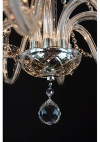 Wranovsky JWZ117082101 - Kristály csillár láncon BONTON 8xE14/40W/230V