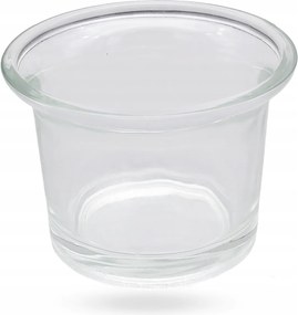 Gyertyatartó pohár Üveg 62x46mm Átlátszó 1db