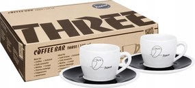 2 db-os univerzális csésze szett 140 ml Picasso Bagoly Coffee Bar Three