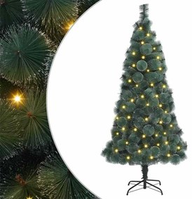 Mű karácsonyfa LED -es lámpákkal Zöld 40 x 40 x 180 cm PET